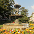 Outdoor garden large natural marble water fountain for sale